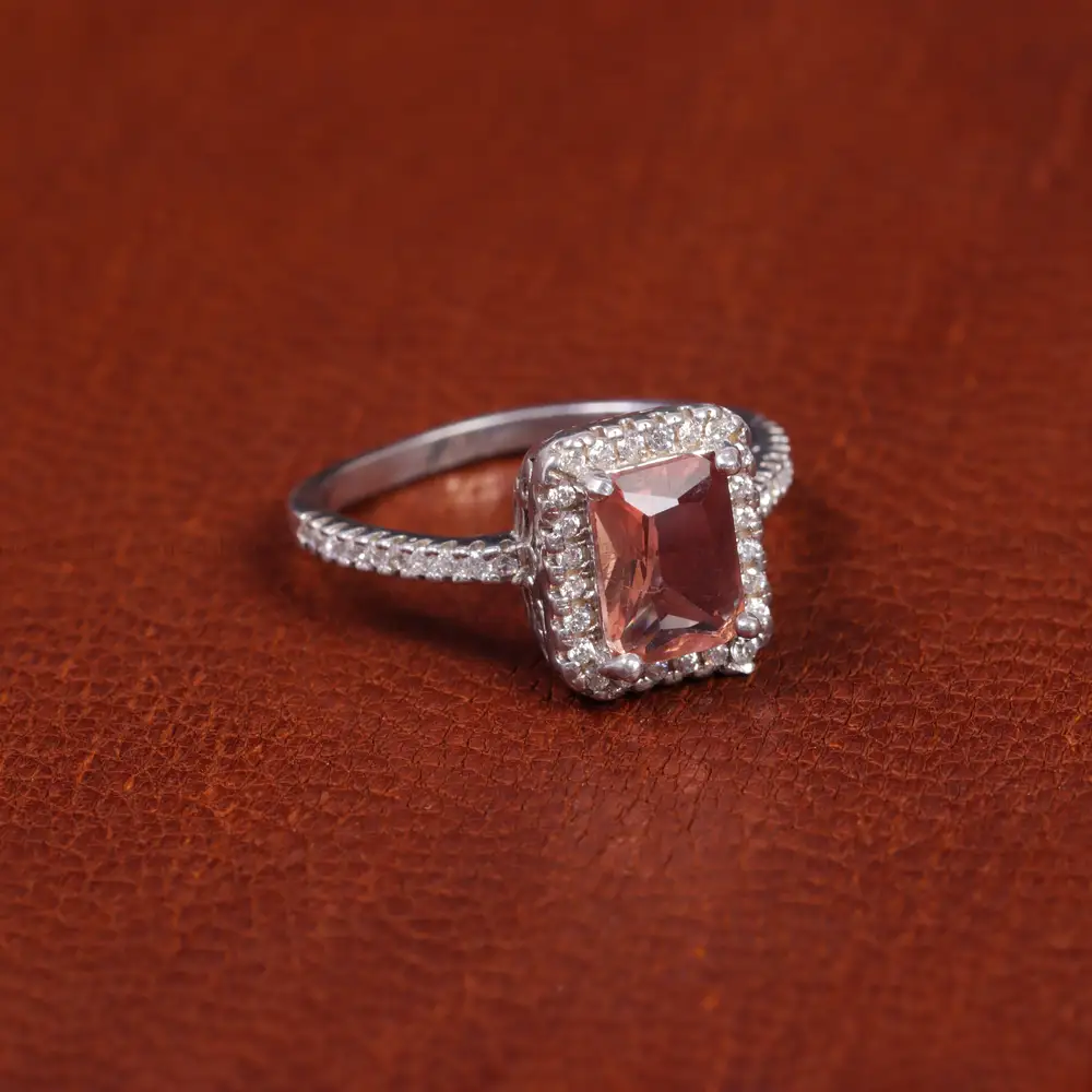 انگشتر الکساندریت زنانه کد 16234