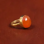 انگشتر عقیق زنانه کد 16243