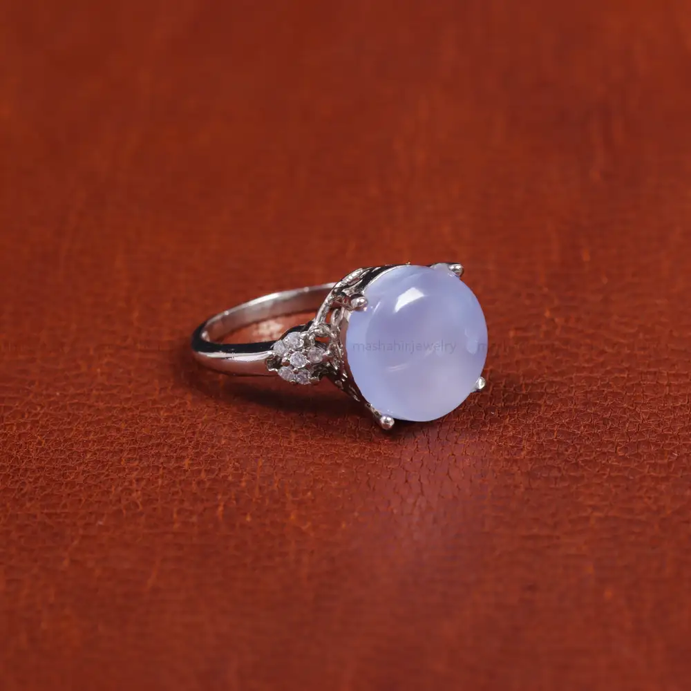 انگشتر عقیق سوسنی زنانه کد 16252