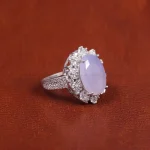 انگشتر عقیق سوسنی زنانه کد 16257