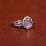 انگشتر عقیق سوسنی زنانه کد 16258