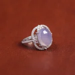 انگشتر عقیق سوسنی زنانه کد 16263