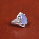 انگشتر عقیق سوسنی زنانه کد 16265