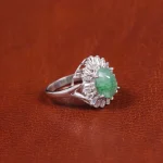 انگشتر زمرد زنانه کد 16270