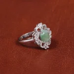 انگشتر زمرد زنانه کد 16273