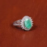 انگشتر زمرد زنانه کد 16277