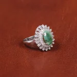 انگشتر زمرد زنانه کد 16281