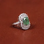 انگشتر زمرد زنانه کد 16283