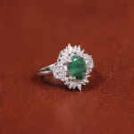 انگشتر زمرد زنانه کد 16287