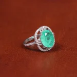 انگشتر زمرد سنتاتیک زنانه کد 16304