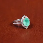 انگشتر زمرد سنتاتیک زنانه کد 16307