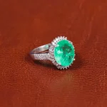 انگشتر زمرد سنتاتیک زنانه کد 16308