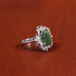 انگشتر زمرد زنانه کد 16314