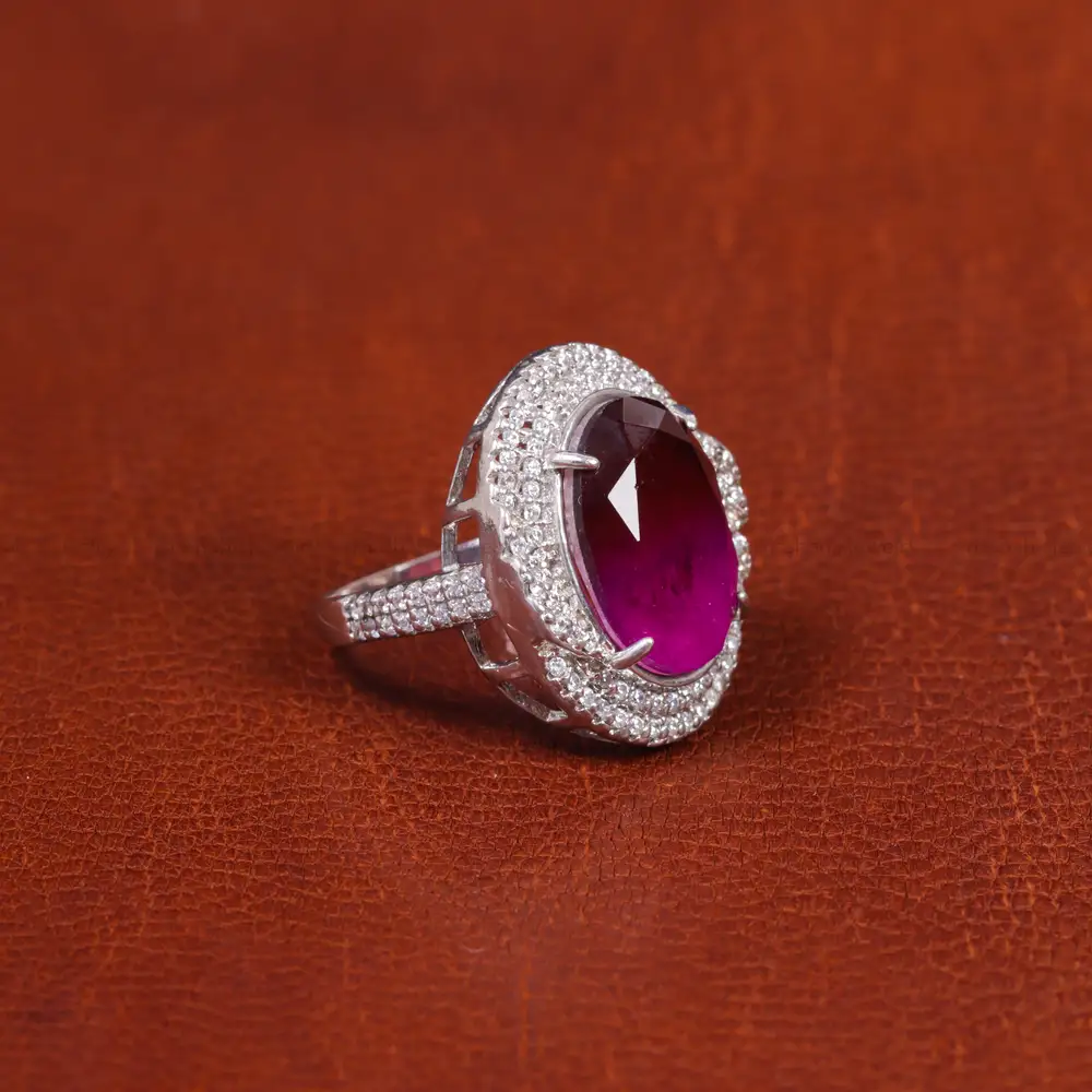 انگشتر تورمالین سنتاتیک زنانه کد 16320