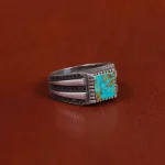 انگشتر فیروزه شجری مردانه کد 16336