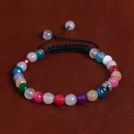 دستبند عقیق زنانه کد 16426