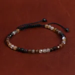 دستبند عقیق زنانه کد 16427