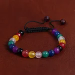 دستبند عقیق زنانه کد 16429