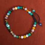 دستبند عقیق زنانه کد 16565