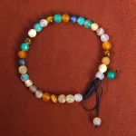 دستبند عقیق زنانه کد 16575