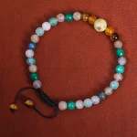 دستبند عقیق زنانه کد 16580