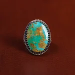 انگشتر فیروزه شجری مردانه کد 15859