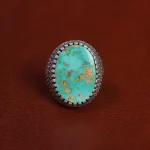 انگشتر فیروزه شجری مردانه کد 15881