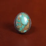 انگشتر فیروزه شجری مردانه کد 15895