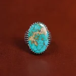 انگشتر فیروزه شجری مردانه کد 15923