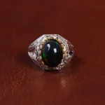 انگشتر اوپال مردانه کد 15946