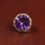 انگشتر آمیتیست مردانه کد 15950