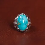 انگشتر فیروزه شجری مردانه کد 15961