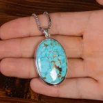 گردنبند فیروزه شجری کد 15977