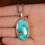 گردنبند فیروزه شجری کد 15983