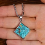 گردنبند فیروزه شجری کد 15985