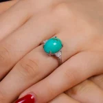 انگشتر فیروزه شجری زنانه کد 16154
