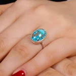 انگشتر فیروزه شجری اسپرت کد 16224