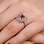 انگشتر الکساندریت زنانه کد 16228