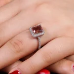 انگشتر الکساندریت زنانه کد 16230