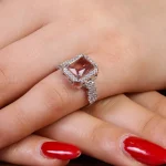 انگشتر الکساندریت زنانه کد 16231
