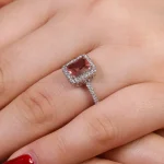 انگشتر الکساندریت زنانه کد 16232