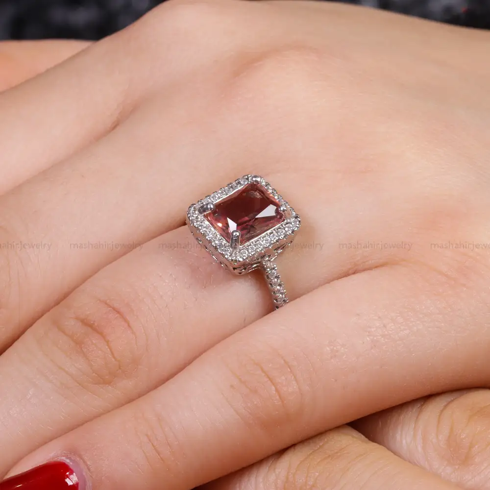 انگشتر الکساندریت زنانه کد 16233