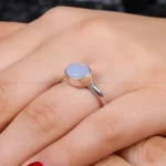 انگشتر عقیق سوسنی زنانه کد 16246