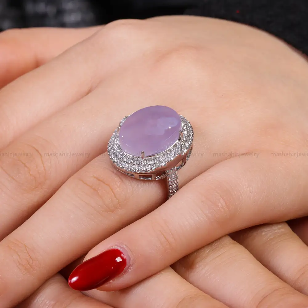 انگشتر عقیق سوسنی زنانه کد 16247