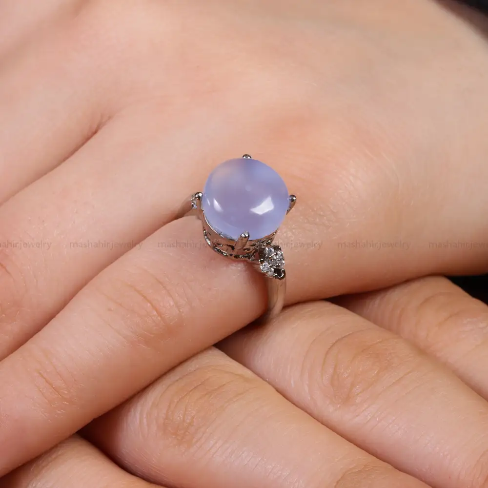 انگشتر عقیق سوسنی زنانه کد 16252