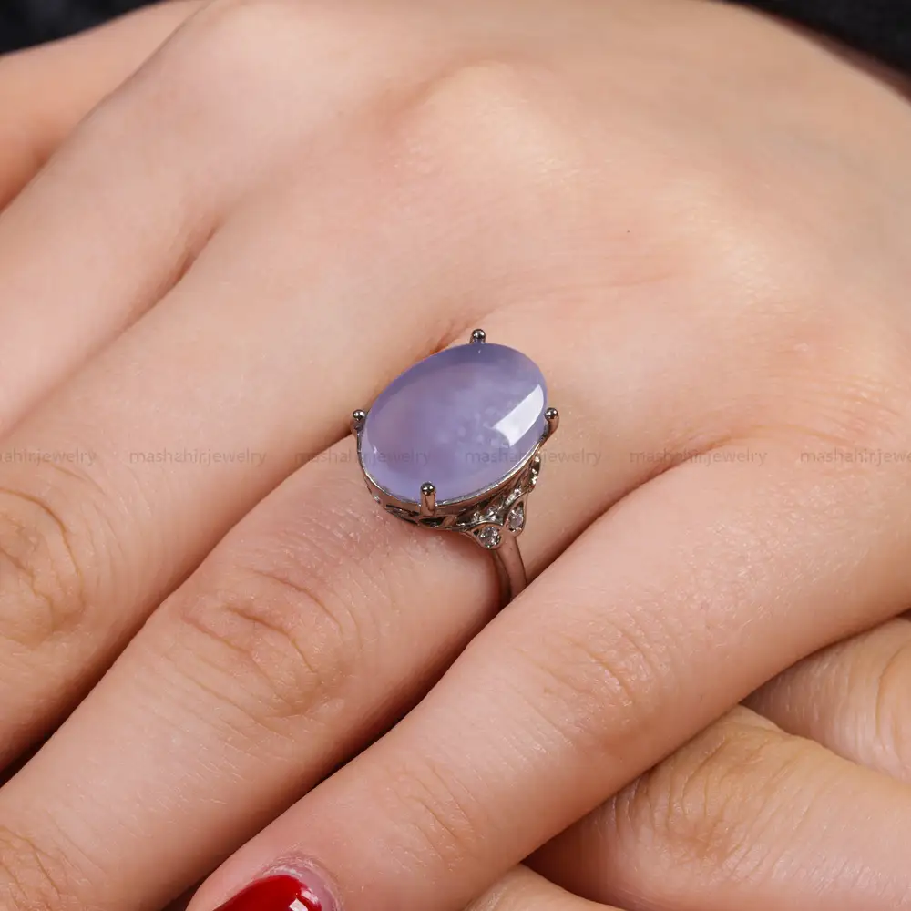 انگشتر عقیق سوسنی زنانه کد 16254