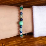 دستبند عقیق زنانه کد 16578