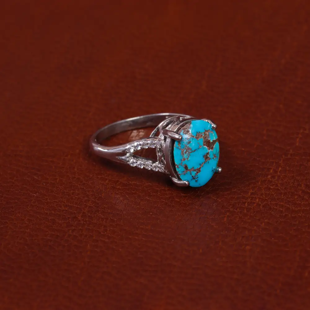 انگشتر فیروزه شجری زنانه کد 16584