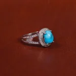 انگشتر فیروزه شجری زنانه کد 16609