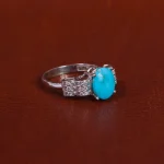 انگشتر فیروزه شجری زنانه کد 16611